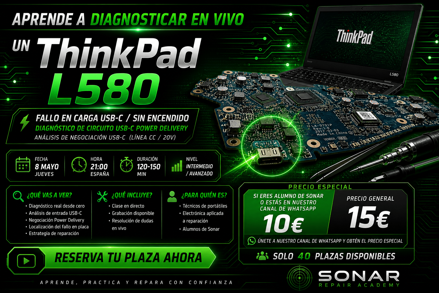 Diagnosticamos un portátil Portátil Lenovo L580